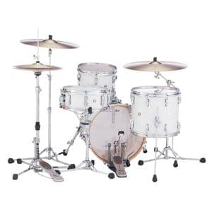 Pearl MCT924XEDPC 400 White Marine Hybrid Shell Pack Master Maple Complete Drum Set